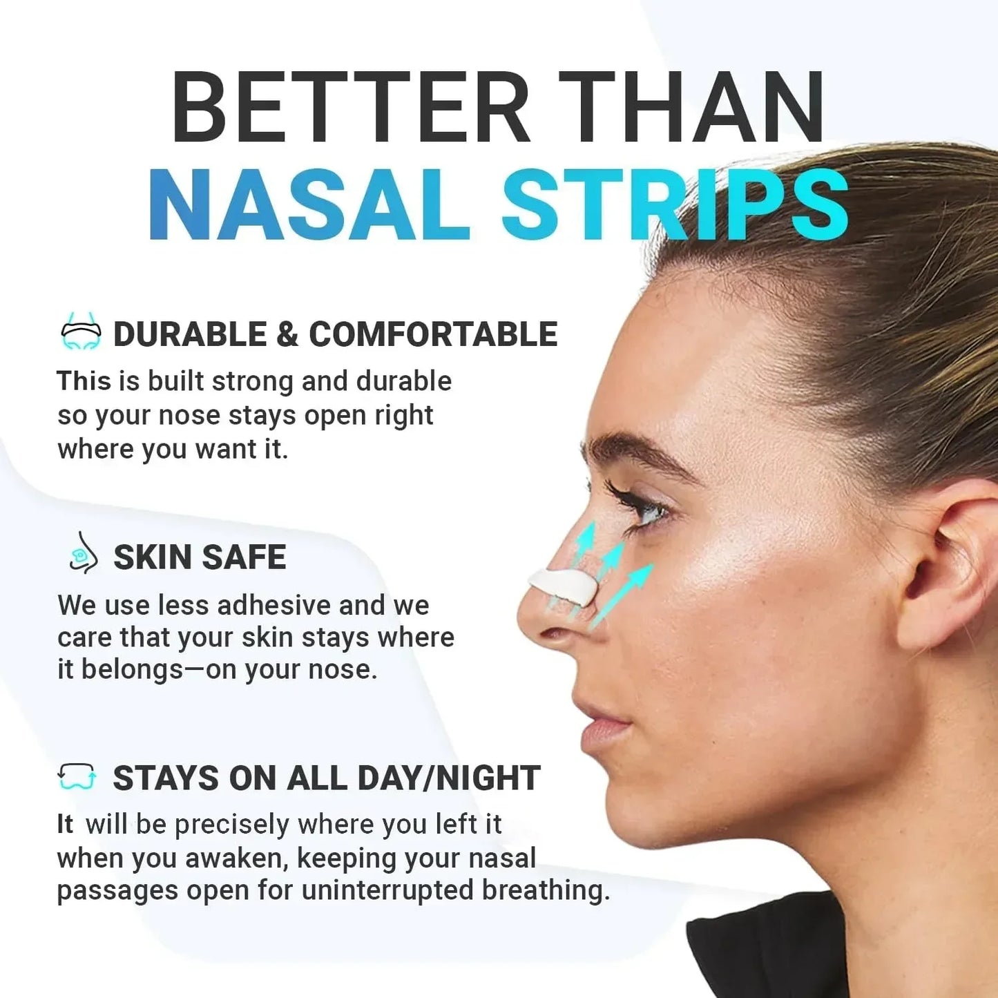 Anti-Snoring Magnetic Nose Strips