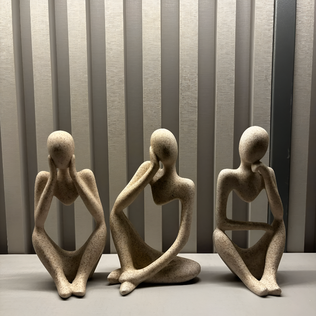 Thinker Abstract Statues