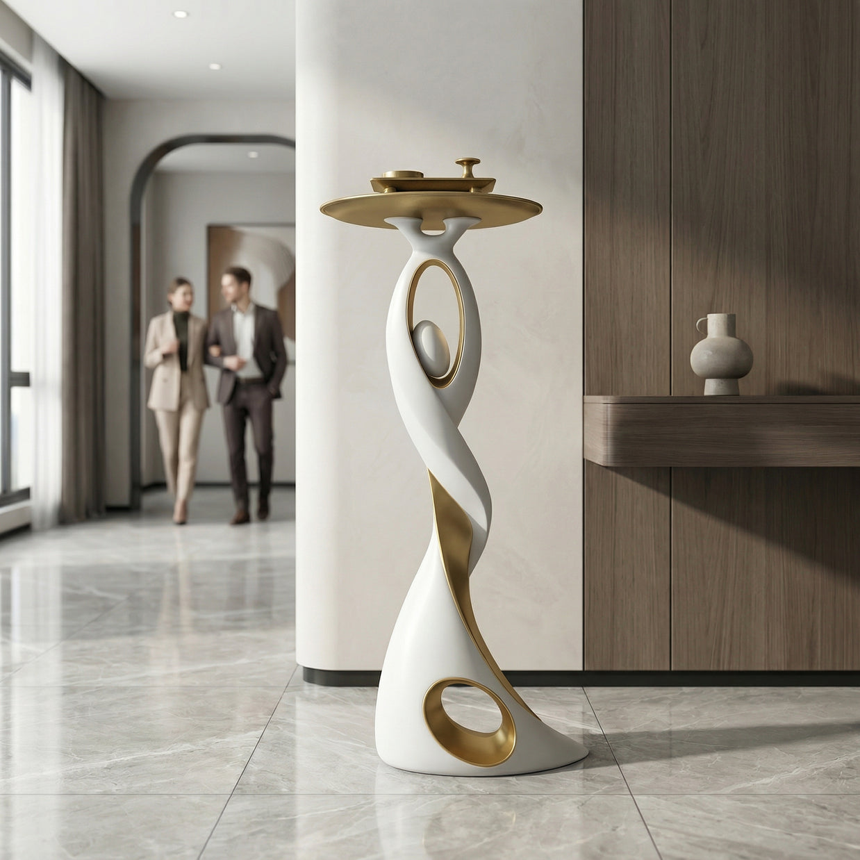 Golden Void Pedestal