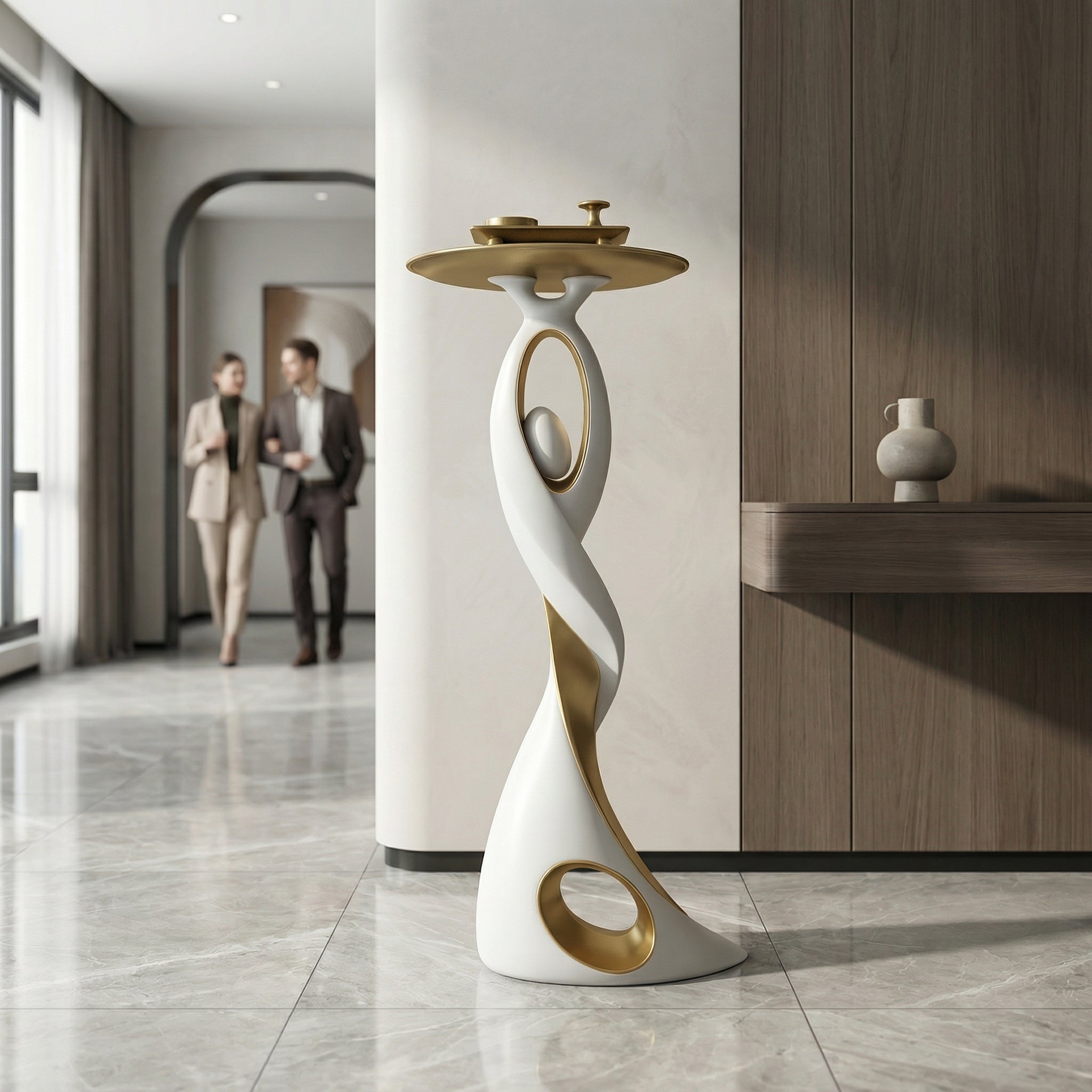 Golden Void Pedestal