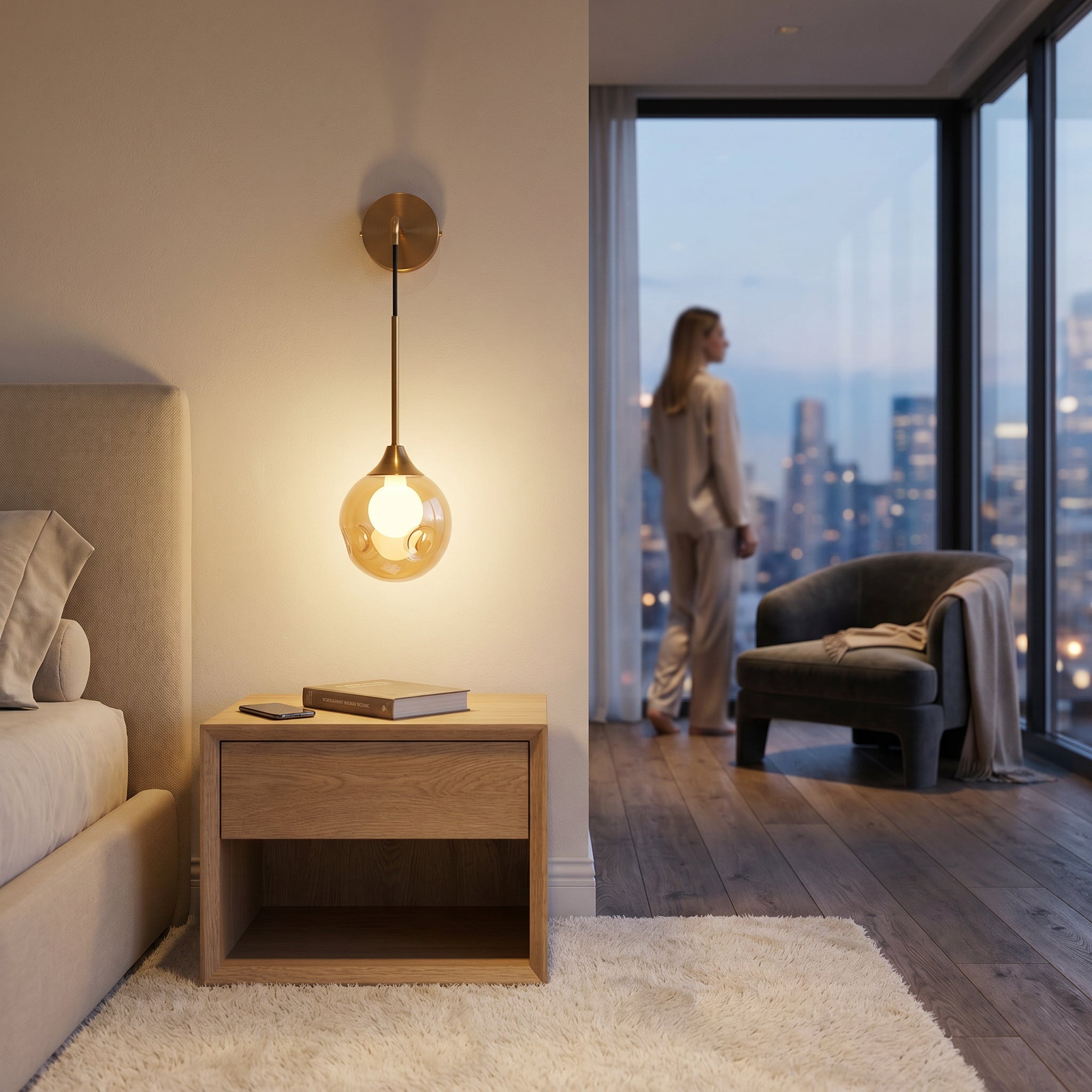 Golden Aura Sconce