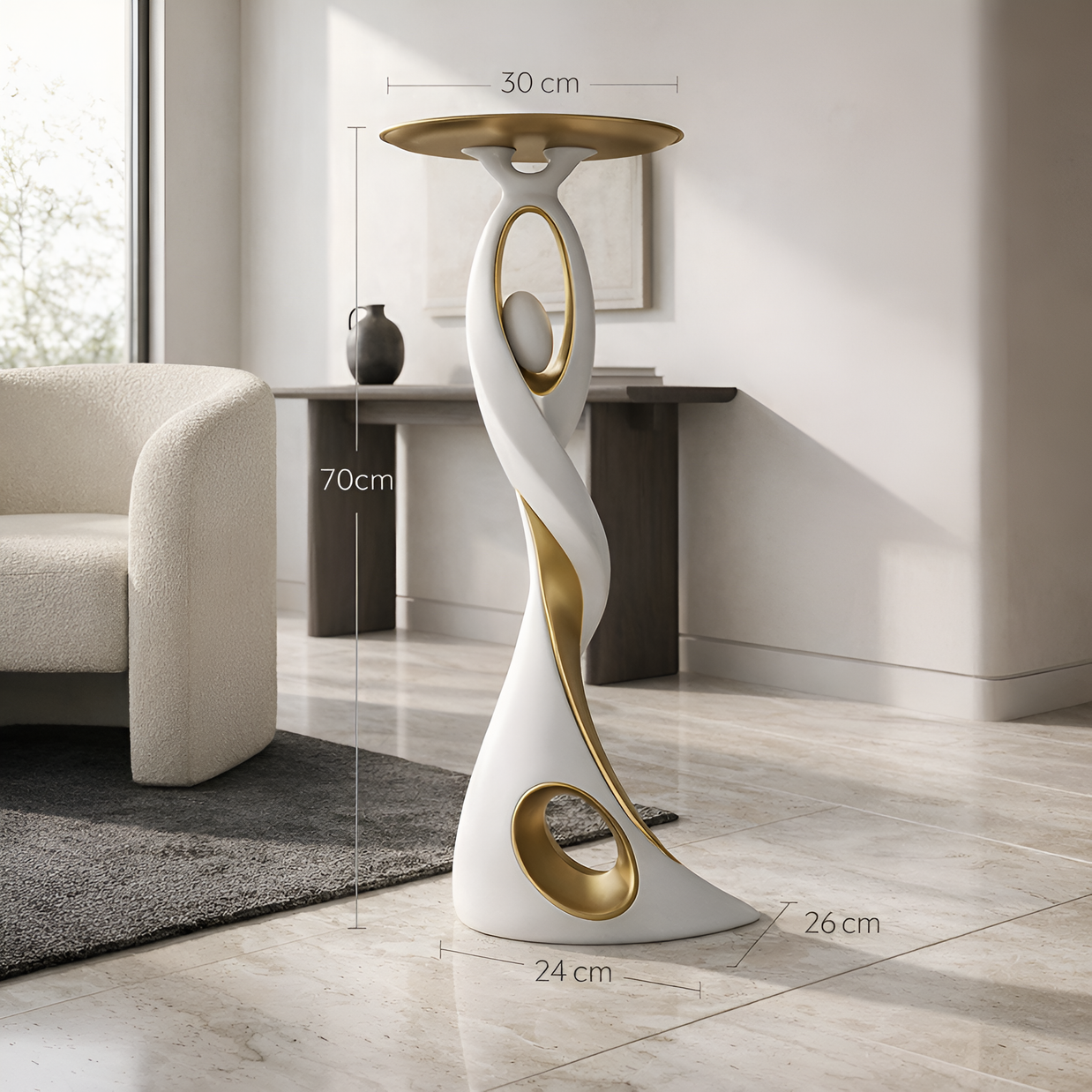 Golden Void Pedestal