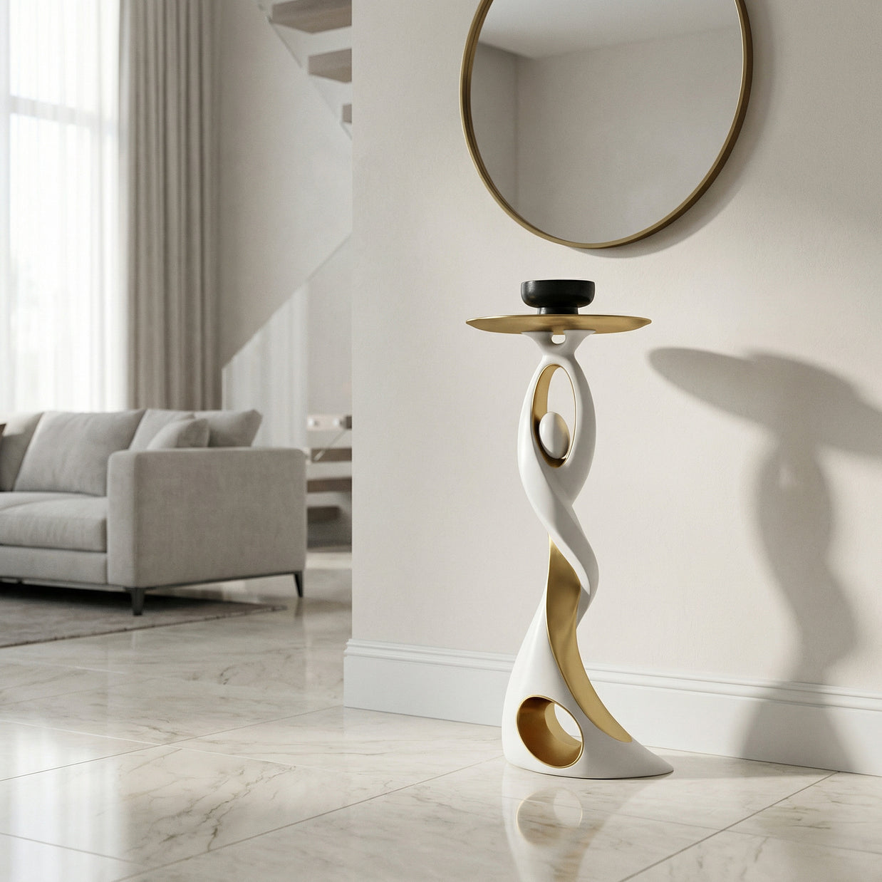Golden Void Pedestal
