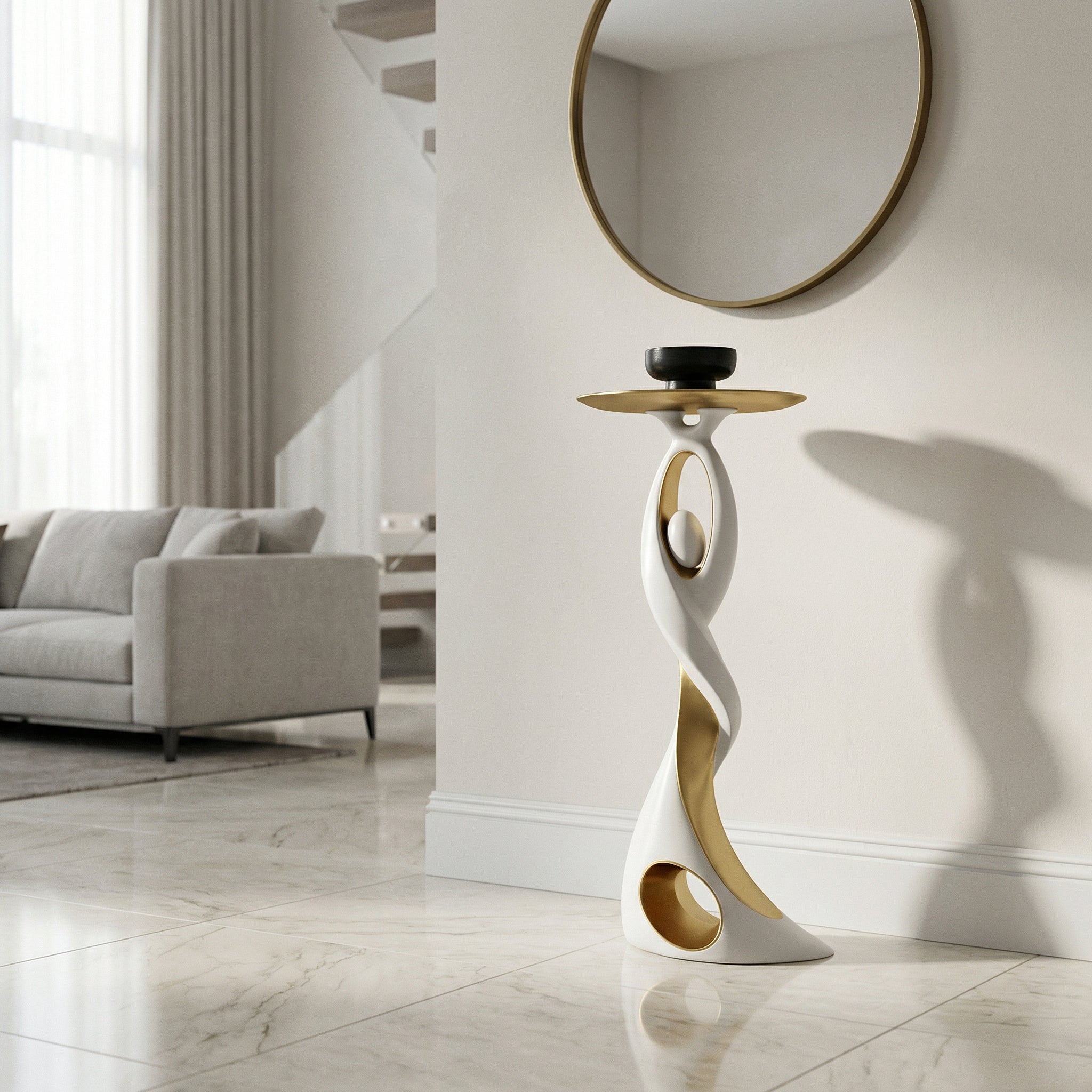 Golden Void Pedestal