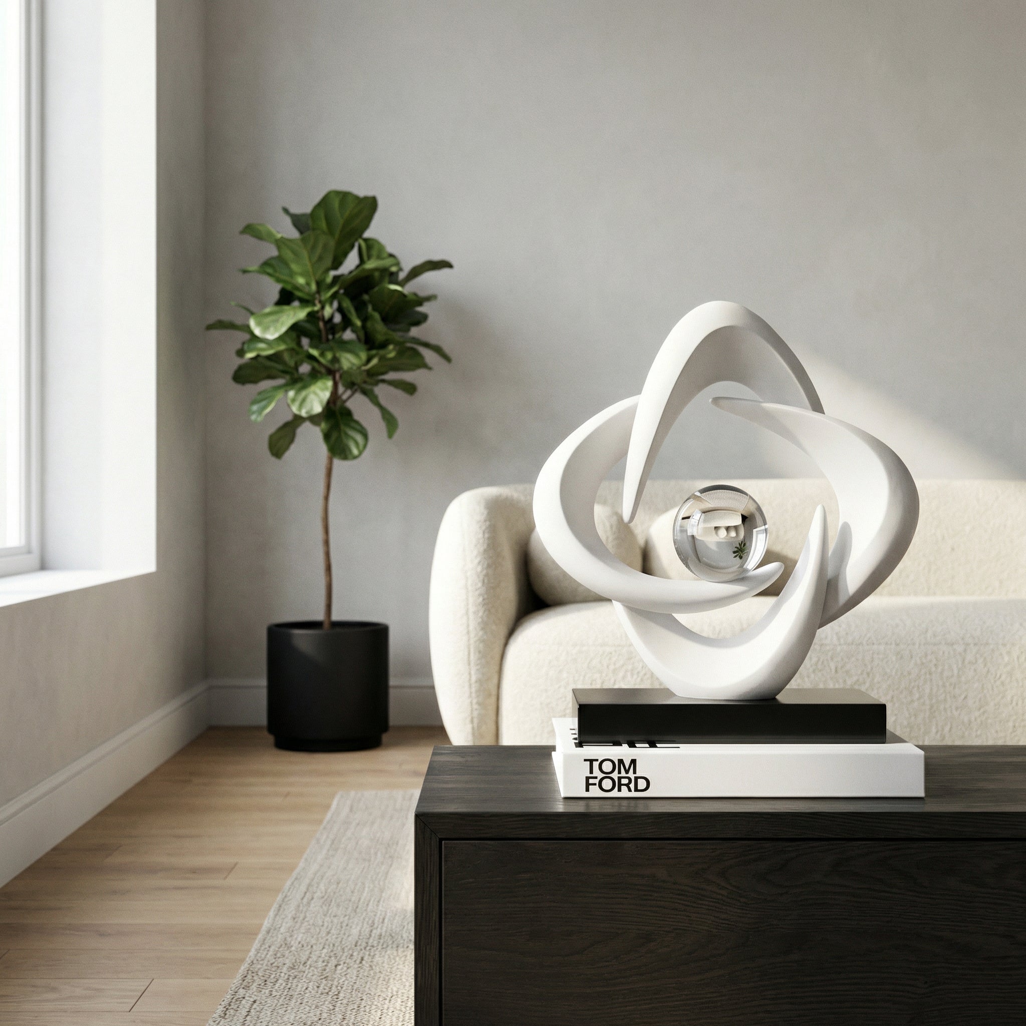 Sculptural Art Accent