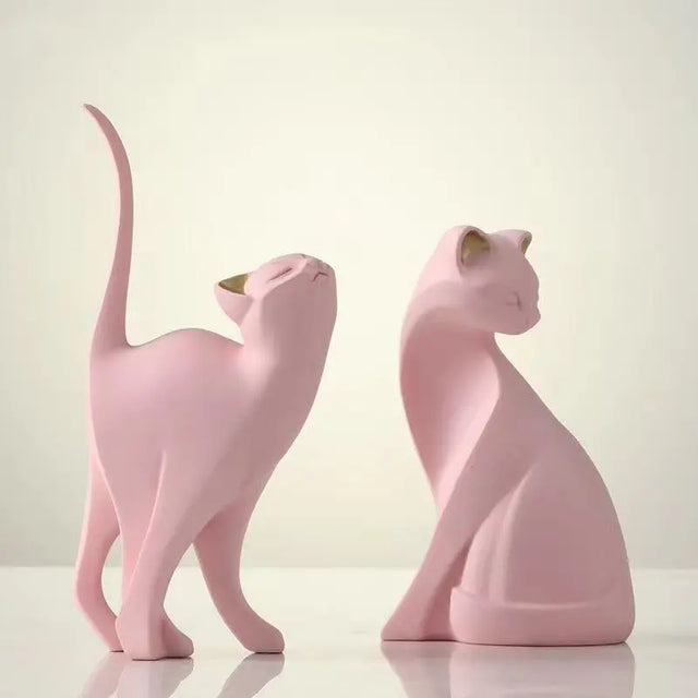 Resin Cat Statues