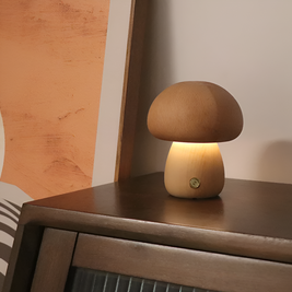 LED Wooden Mushroom