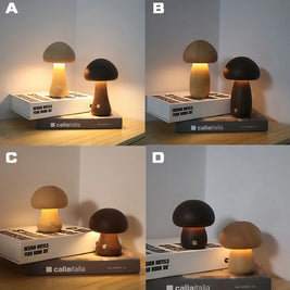 LED Wooden Mushroom
