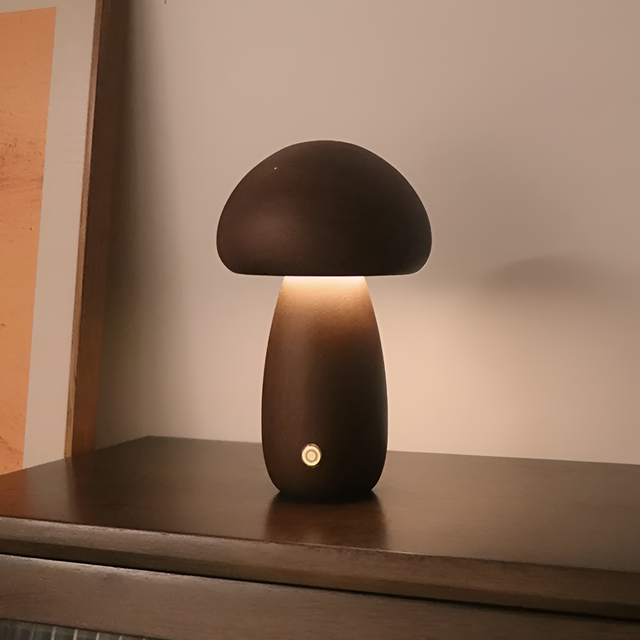 LED Wooden Mushroom