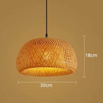 Boho Cane Pendant Light