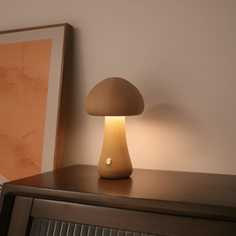 LED Wooden Mushroom