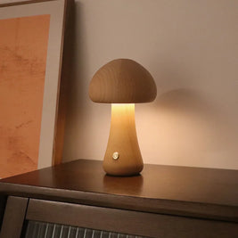 LED Wooden Mushroom