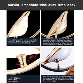 Bird LED Cord Pendant