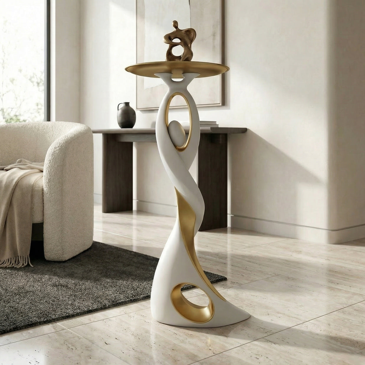 Golden Void Pedestal