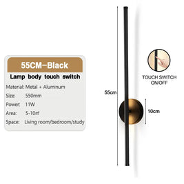 Touch Switch Wall Lamp