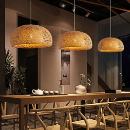 Boho Cane Pendant Light