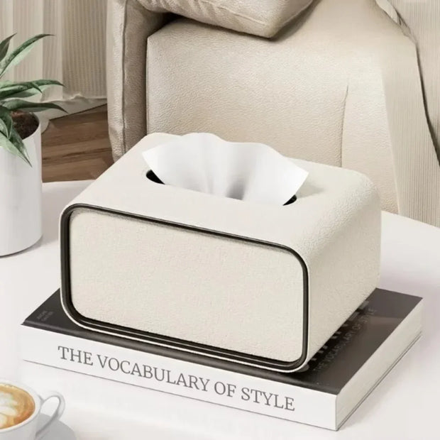 Leather Tissue Box