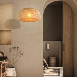 Boho Cane Pendant Light