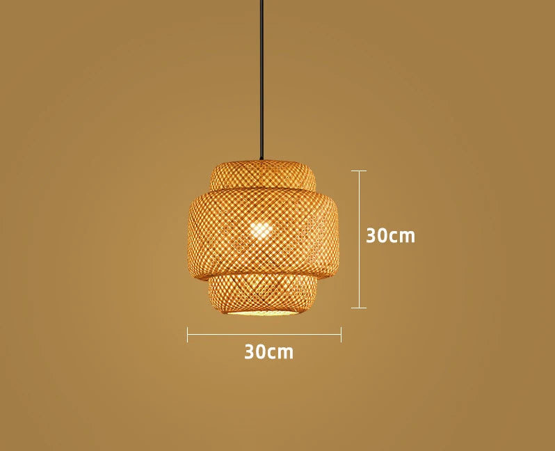 Boho Cane Pendant Light