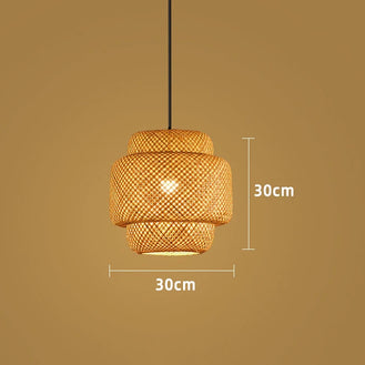 Boho Cane Pendant Light