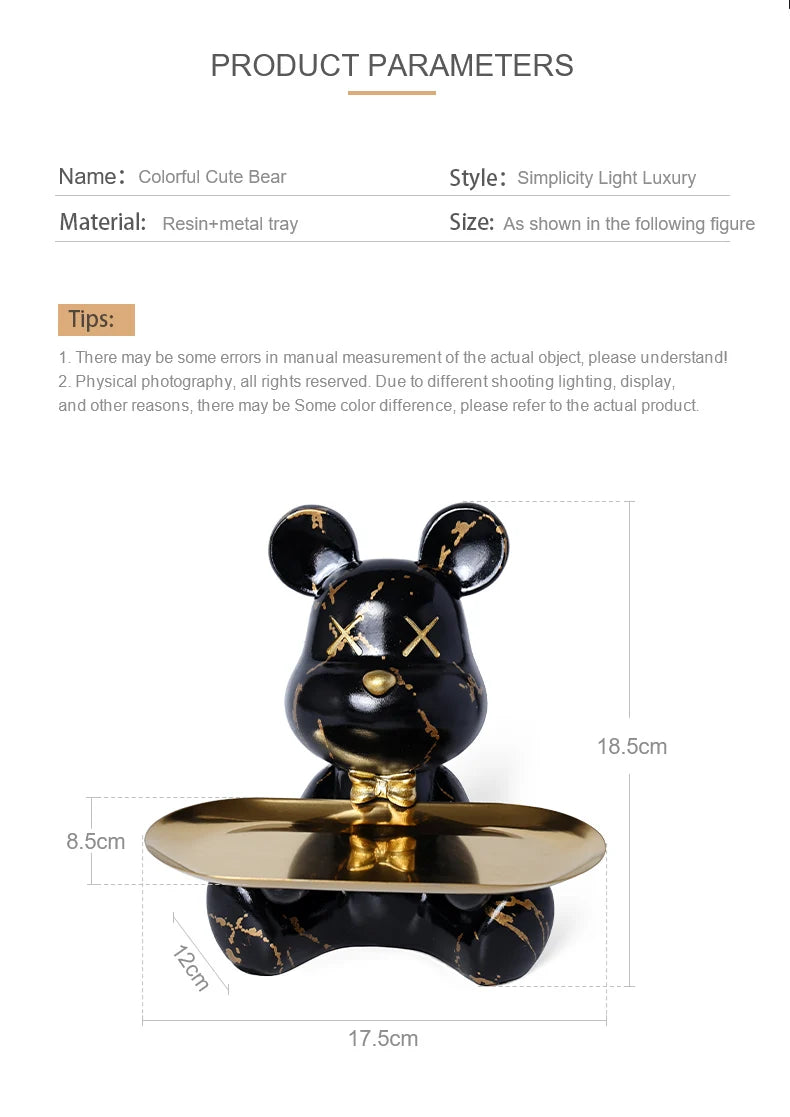 Colorful Bear Statues