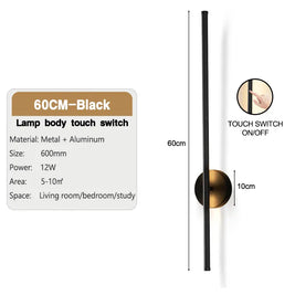 Touch Switch Wall Lamp