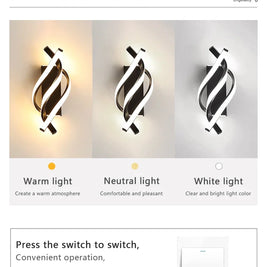 Twist Design LED Wall Light