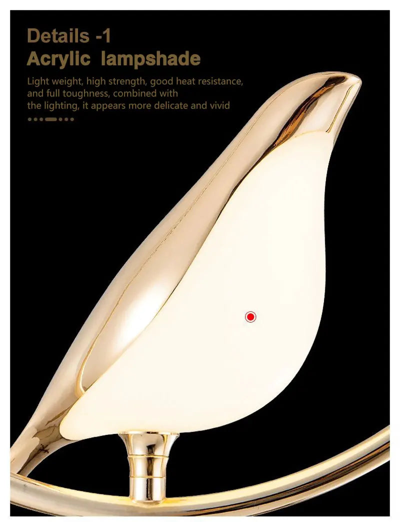 Bird LED Cord Pendant