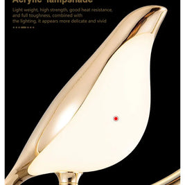 Bird LED Cord Pendant