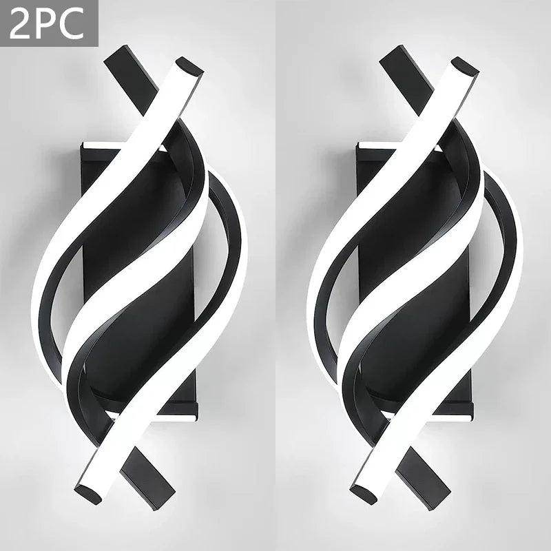 Twist Design LED Wall Light