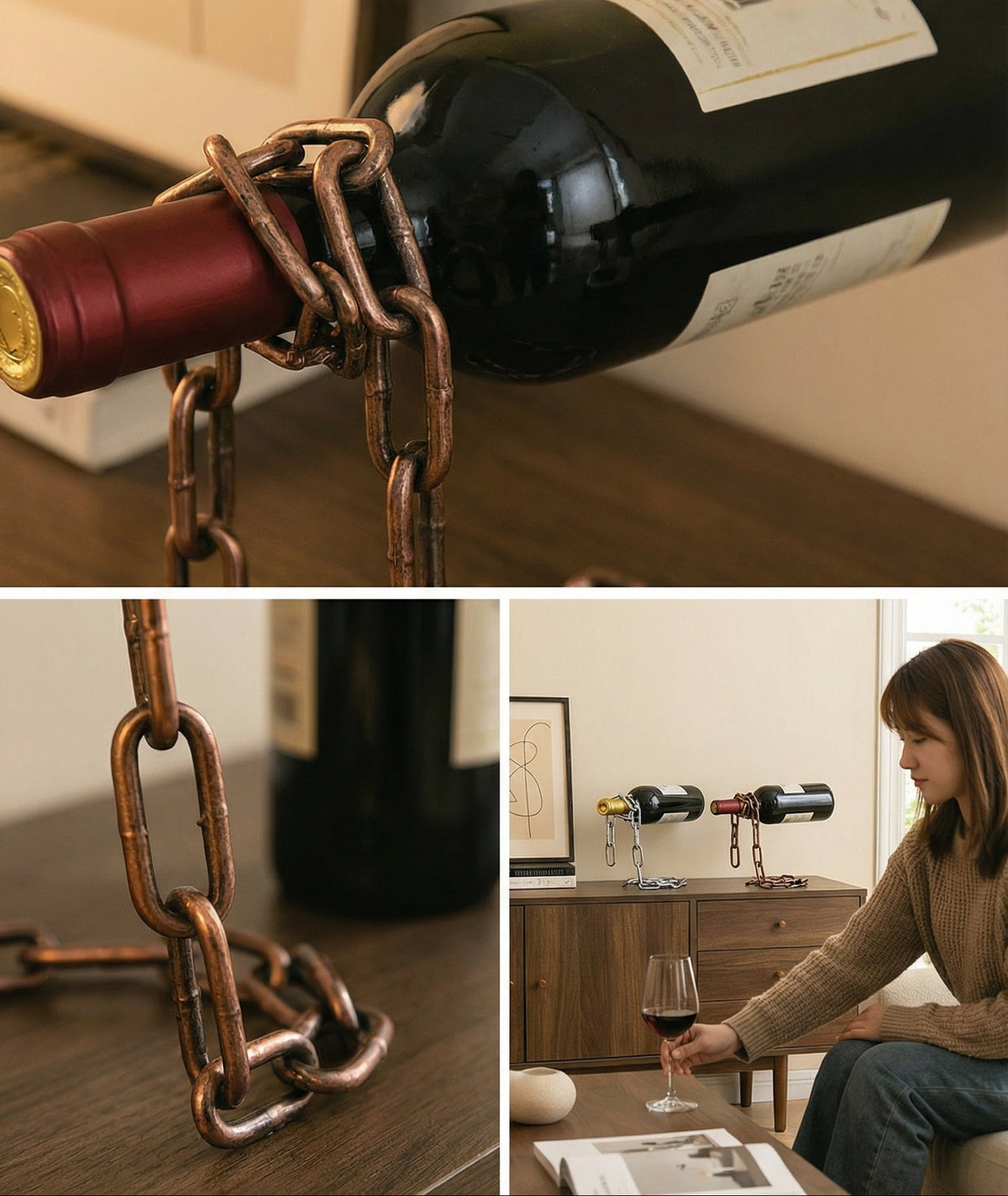Gravity Wine Holder
