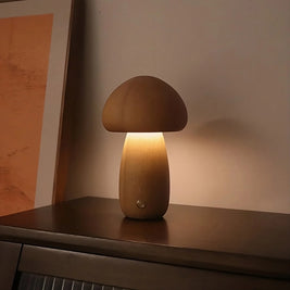 LED Wooden Mushroom